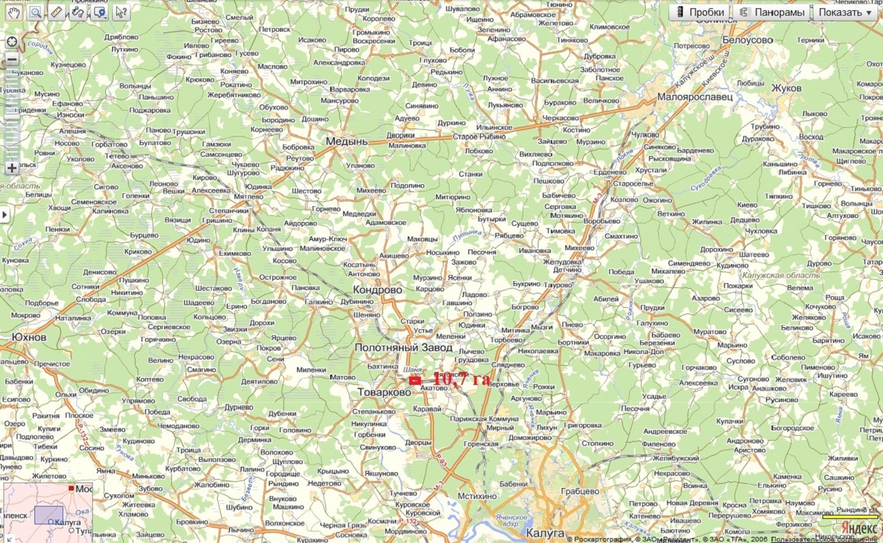 Азарово калуга карта